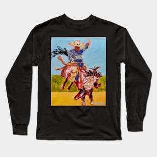 Bronco and Rider Long Sleeve T-Shirt